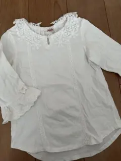 Souris ホワイト ブラウス 130