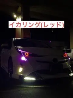50プリウス イカリング ホワイト 目立つ 【大人気】 DIY加工用