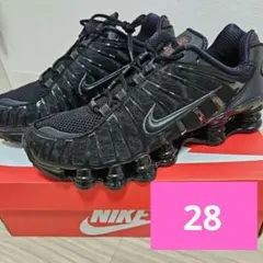 28 SHOX NIKE TL 黒 ブラック スニーカー ナイキ
