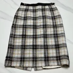 アプワイザーリッシェ チェック柄 ツイード タイトスカート サイズ1