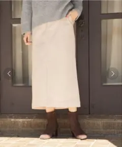 コーデュロイ タイトスカート