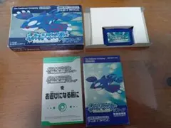【箱・説付き】ポケットモンスター サファイア GBA 動作確認済 GAMEBOY