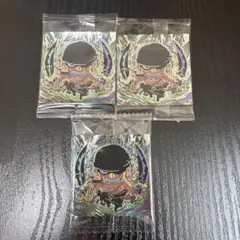 ワンピース ウエハースシール シークレット ロロノア・ゾロ 新品未開封 3枚