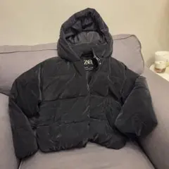 ZARA フード付きダウンジャケット サイズ140
