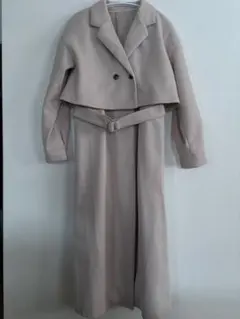 GRLピンクベージュ クロップドジャケット セットアップ