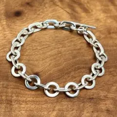 ビンテージ ホットドッグ ブレスレット シルバー 925 銀製品 