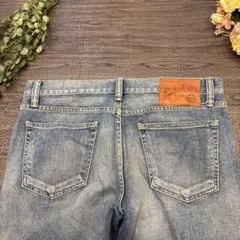 サディスティックブルー スリムストレート デニムパンツ 38 ストレッチのサムネイル