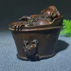 銅 細工 茅屋香挿 薫香炉 香道具 茶道具 装飾品 工芸品 置物 - メルカリ
