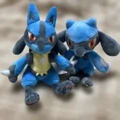 ぬいぐるみ Pokémon fit リオル ルカリオ 2点セット - メルカリ