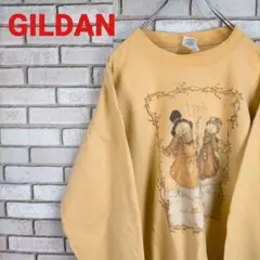 スウェット トレーナー ビッグプリント ゆるだぼ 古着 90s