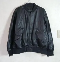 Lサイズ GU UNDERCOVER フェイクレザー リバーシブル ブルゾン