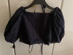 コットンレースクロップトップスのサムネイル