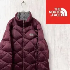 【USA古着】ザノースフェイス ダウンジャケット　ワインレッド 550