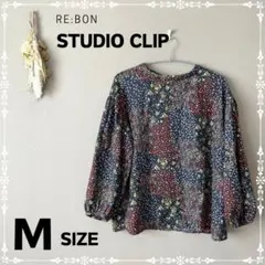 美品【studio CLIP／スタディオクリップ】花柄チュニック　Mサイズ　春服