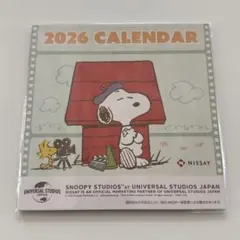 新品未使用 日本生命 ニッセイ スヌーピー カレンダー 2026 牛 丑年 卓上