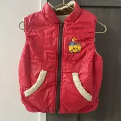 MIKIHOUSE ベビーベスト レッド 95cm未満