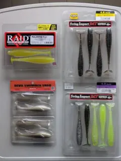 ワームセット　フルスイング　デビルスイマーシャッド　スイングインパクトファットのサムネイル