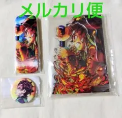 鬼滅の刃〈竈門炭治郎〉アクリルスタンド 缶バッジ webshopくじ KV 繋ぐ