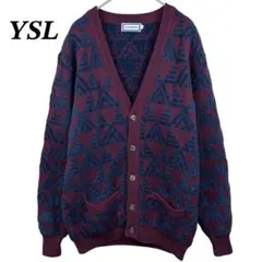 サンローラン　イヴ・サンローラン　カーディガン　ニット　ヴィンテージ　メンズ 2026年最新】Yves Saint Laurent メンズ カーディガンの人気アイテム