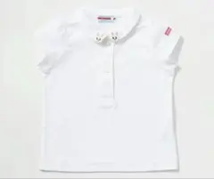 ミキハウス　うさこ　刺繍　ブラウス　Tシャツ　70 ホワイト　女の子　綿100%