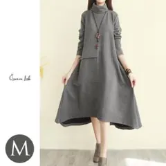ニットワンピース ワンピース レディース かわいい 春 秋 冬 チュニック