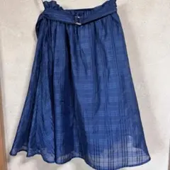パウダーシュガー　チェックフレアスカートのサムネイル