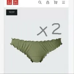 UNIQLO プリンセスタムタム　フリルショーツ２枚　Ｌ