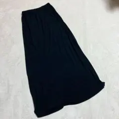 OZOC オゾック ＊ スカート ロング丈 ブラック スリット (38)
