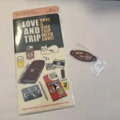 タグ付トラベラーズノート クリアファイル 2025 LOVE AND TRIP