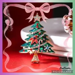 クリスマス ブローチ クリスマスツリー もみの木 プレゼント ジュエリー