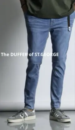 The DUFFERサステナブルリサイクルデニムイージーデニムパンツ★新品★