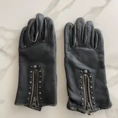 ハーレーダビットソン　レディースグローブ　L 本革　レザー　美品