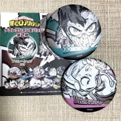ヒロアカ　デコレクション缶バッジ　緑谷　お茶子　デク　ヒーローアカデミア