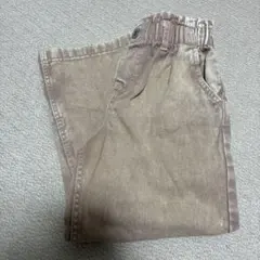 H&M ワイドデニム　ベージュデニム