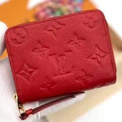 セール✨ ルイヴィトン アンプラント ジッピーコインパース レッド 赤