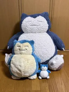 ジェラピケ　カビゴン　ぬいぐるみ【3体セット】