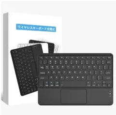 タッチパッド付きキーボード Bluetooth ワイヤレスキーボード 充電式のサムネイル