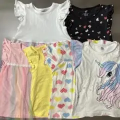 子供服110～120☆Tシャツ　ワンピース　6セット