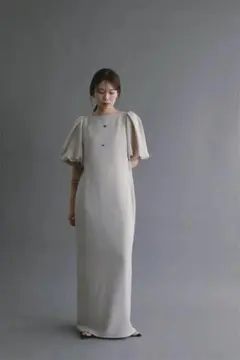 Acka】drape one-piece アイスブルー ワンピース - メルカリ