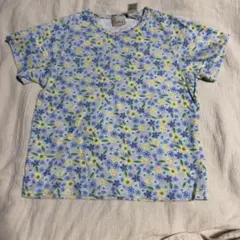 LLBean 花柄Tシャツ　L6X/7 vintage 古着のサムネイル
