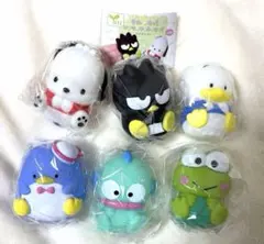 やわ♡もっち サンリオキャラクターズ はぴだんぶい 全6種　コンプリート