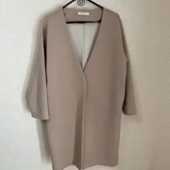 ノーカラーコート　chocol raffine robe Fサイズ　美品　値下げ
