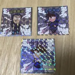 忍たま乱太郎マンチョコ　ビックリマンチョコ　シール　山田伝蔵　土井半助　山田利吉