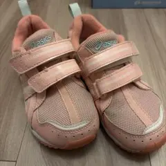 アシックス　18センチ　ピンク スニーカー