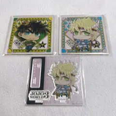 ジョジョの奇妙な冒険 ジョセフ シーザー ジョジョワ3 アクスタ コースター