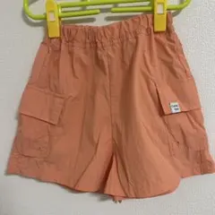 女児 キュロット ハーフパンツ 120 オレンジ 未使用