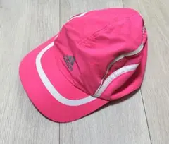 adidas ピンク ランニングキャップ