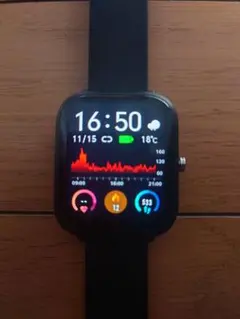 フィットネスウォッチ カラーディスプレイ