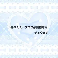 ⭐︎あやたん⭐︎プロフ必読様専用