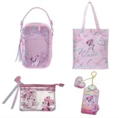 ミニー　ポーチ　ケース　トートバッグ　カードホルダー　MINNIE DAY